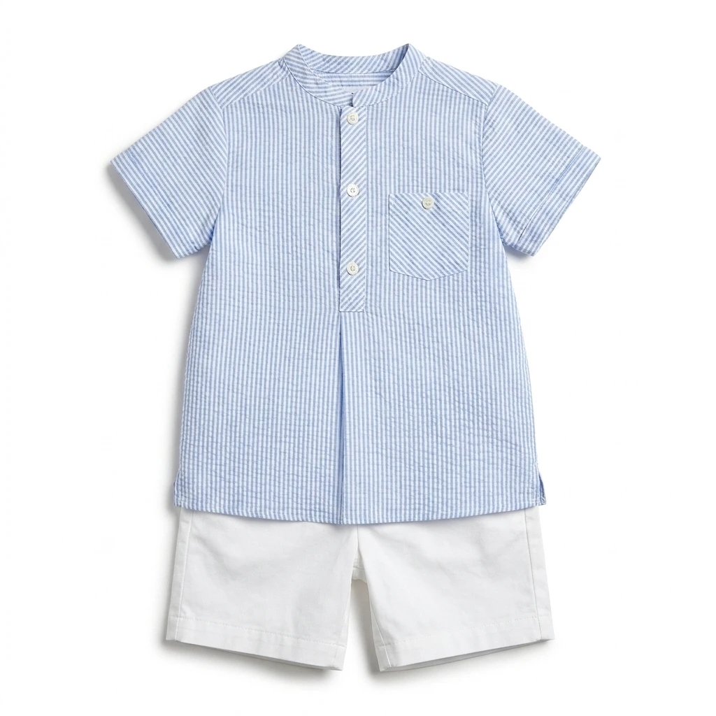 Coco Cnj. Niño Azul Blanco