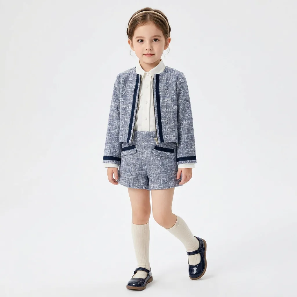 Fina Conj. Niña Tweed - Imagen 3